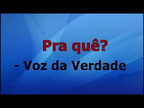 Pra que Play Back