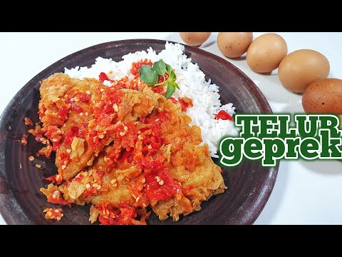 Resep Telur Geprek Sambal Bawang