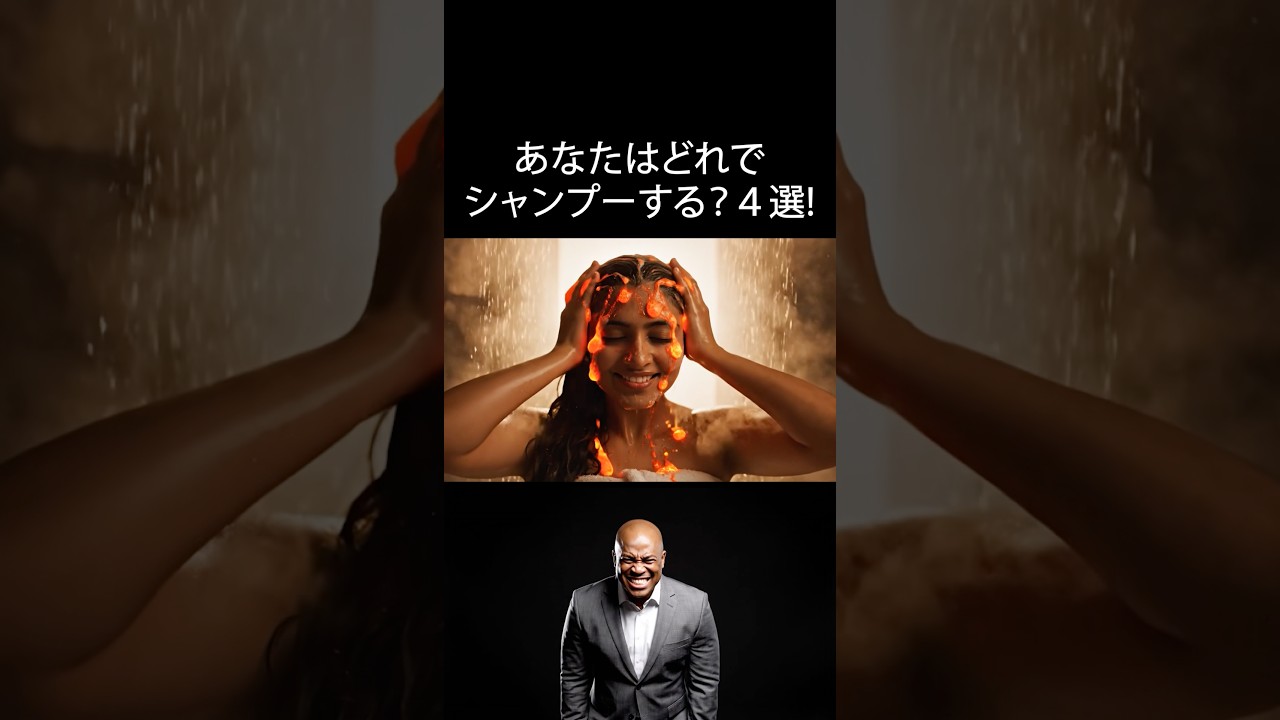 どれでシャンプーする...?激ヤバシャンプー4選!