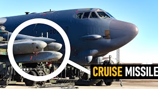 B-52H Stratofortress armed with Massive Cruise Missile | Nuclear Warhead | Tension for Iran? #usaf