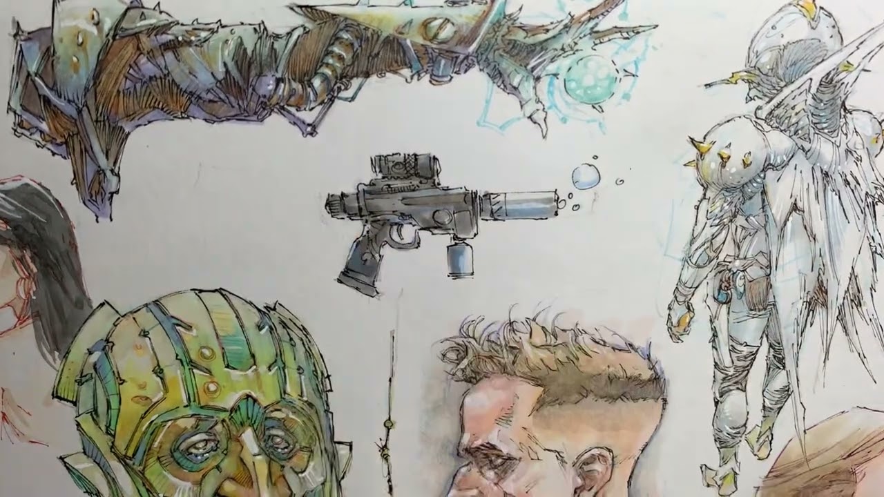 Sketch 020 - MITOGRAFIA - Kenneth Rocafort