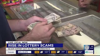 Rise in lottery scams