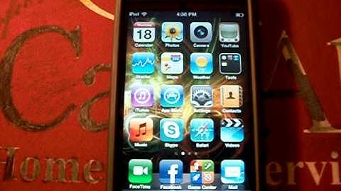 ipod touch 4g notification problem help