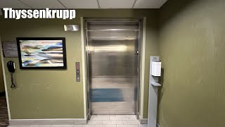Two Thyssenkrupp Hydraulic Elevators at the Homewood Suites in Maryland Heights, MO