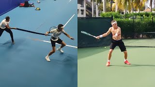 These Casper Ruud Footwork Drills are TERRIFYING💀