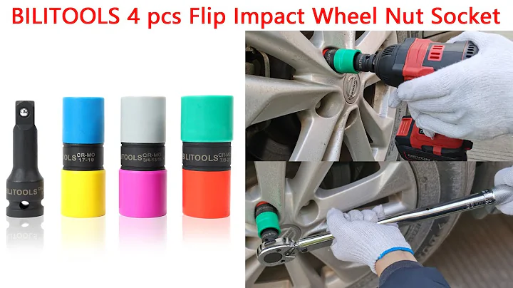 1/2" Drive Impact Socket Set Wheel Lug Nut Flip Socket Set