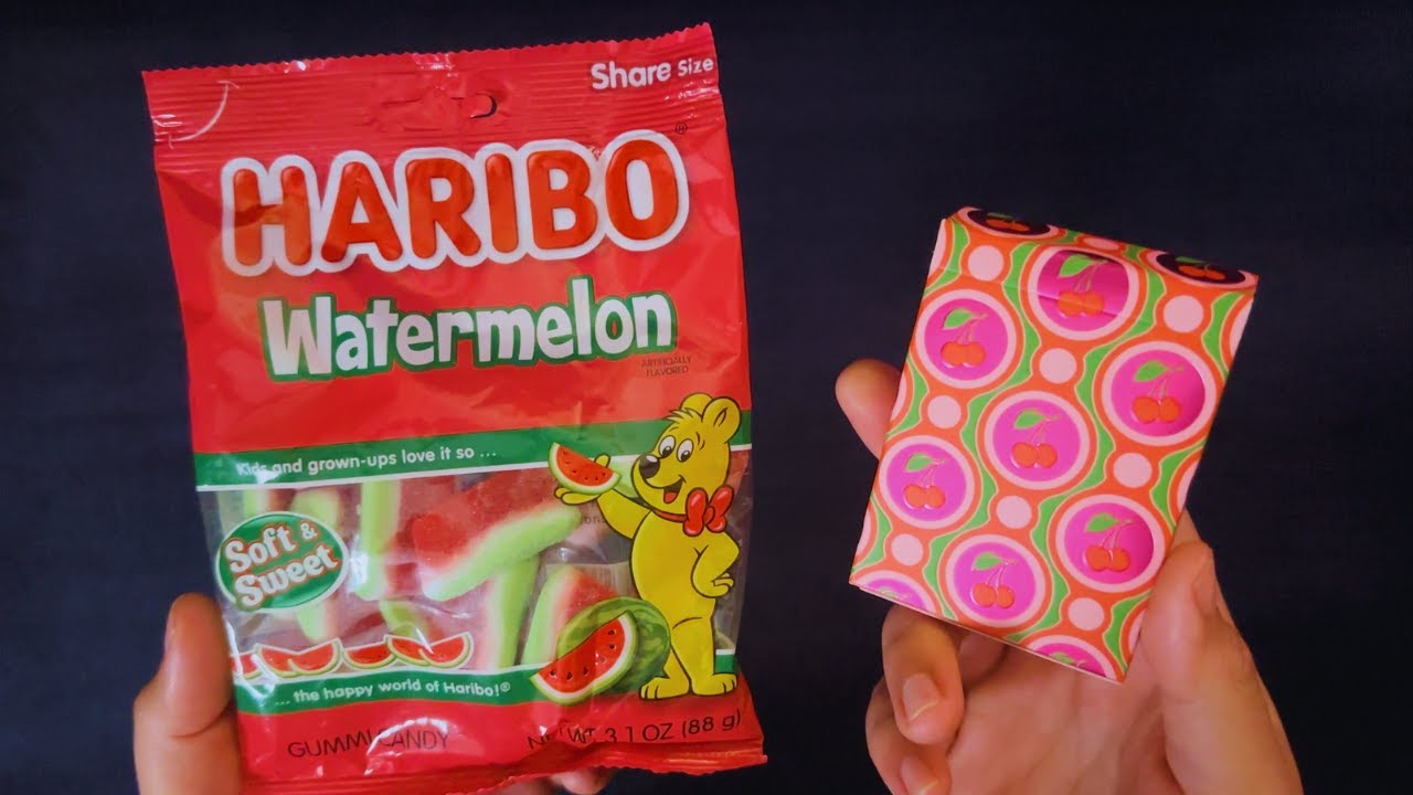 Watermelon HARIBO Gummies ~ Candy 'n' Solitaire ~ ASMR Solitaire 