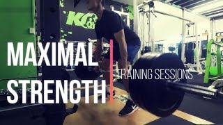 Training Sessions - Maximal Strength (Lower Body)