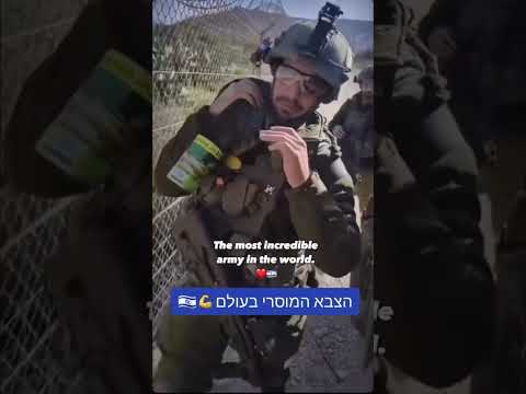 IDF soldiers saves a cat from barbed wire #israel
