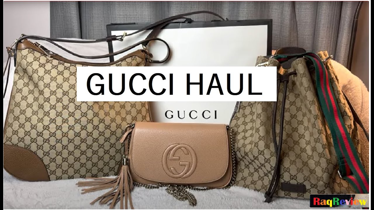 Gucci Bree Original Gg Canvas Hobo in Natural