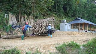 Ik stelde de bouw van het huis uit en bracht suikerriet mee naar huis om siroop te maken.