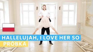 Sample Tutorial in polish: Ray Charles - Hallelujah I Love Her So | Wedding Dance Online