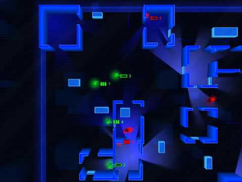 Frozen Synapse: KBKarma (green) vs Drakol (red) - Extermination