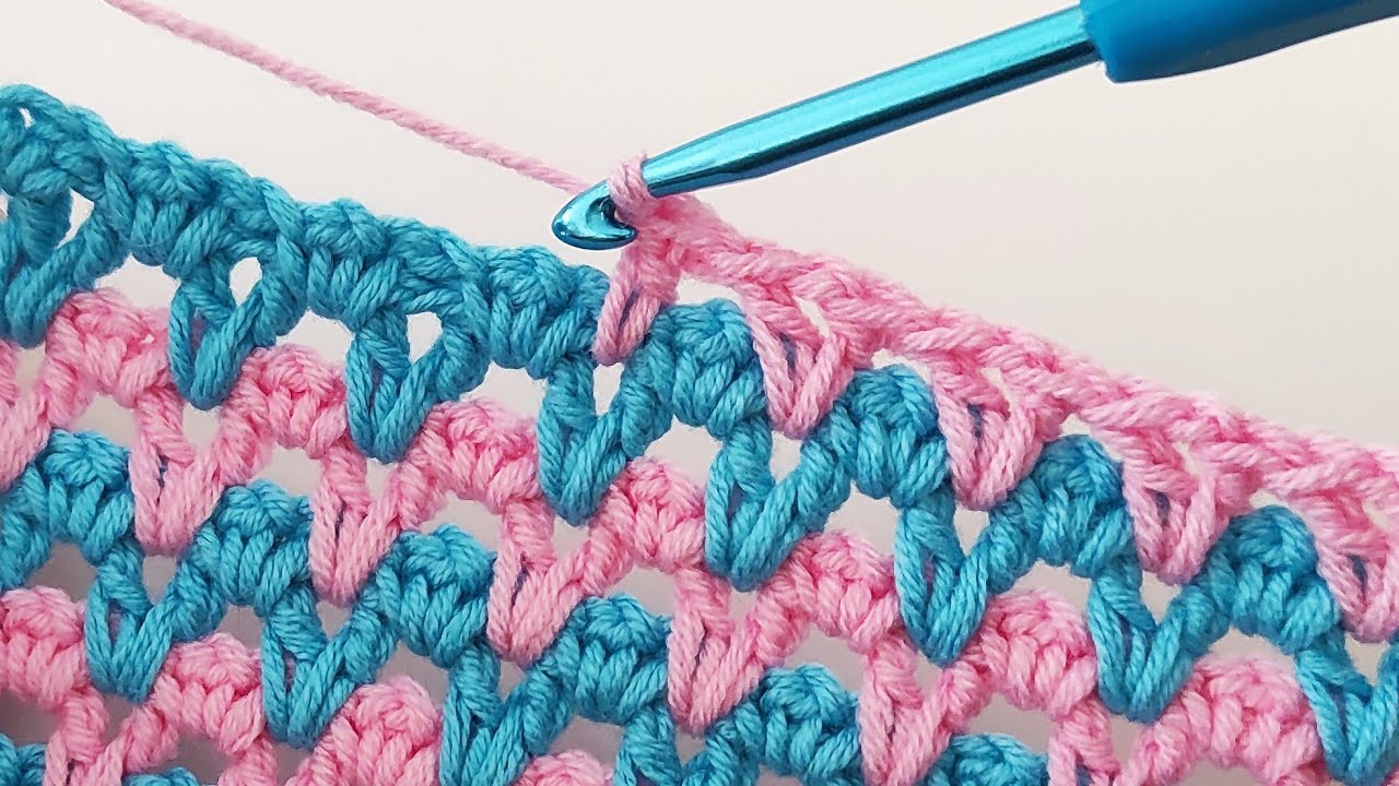 Схема вязания детского одеяла крючком для начинающих ~ Trends Crochet Blanket Pattern