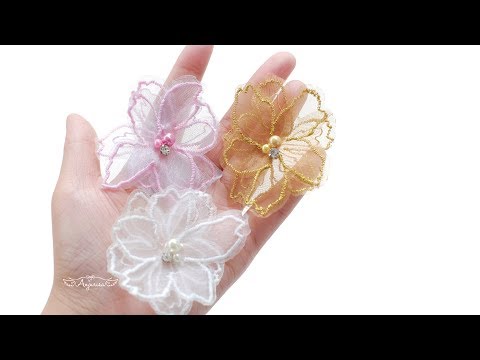 Lace Applique Tutorial - Embroidery on Regular Sewing Machine