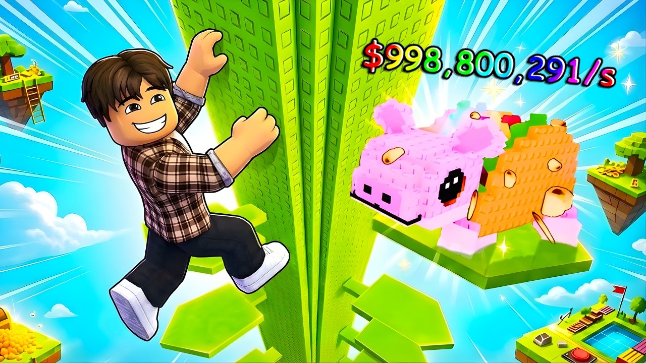 Grow A Beanstalk For Brainrots In Roblox!