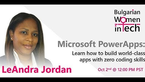 Microsoft PowerApps: Learn how to build world-class apps with zero coding skills with LeAndra Jordan