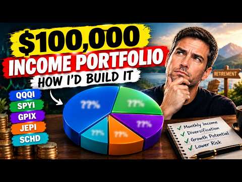 Bagaimana Saya Akan Membangun Portofolio Pendapatan $100.000 dengan QQQI, SPYI, GPIX, JEPI & SCHD