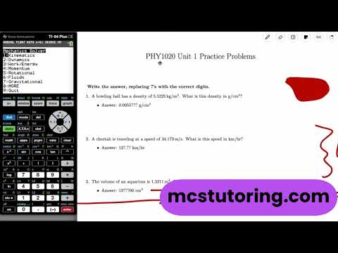 TI-84 Physics Solver in Action! | Kinematics Made Easy with FYSOLV8