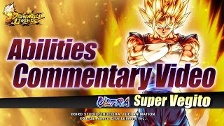 DRAGON BALL LEGENDS ULTRA Super Vegito Abilities Commentary Video