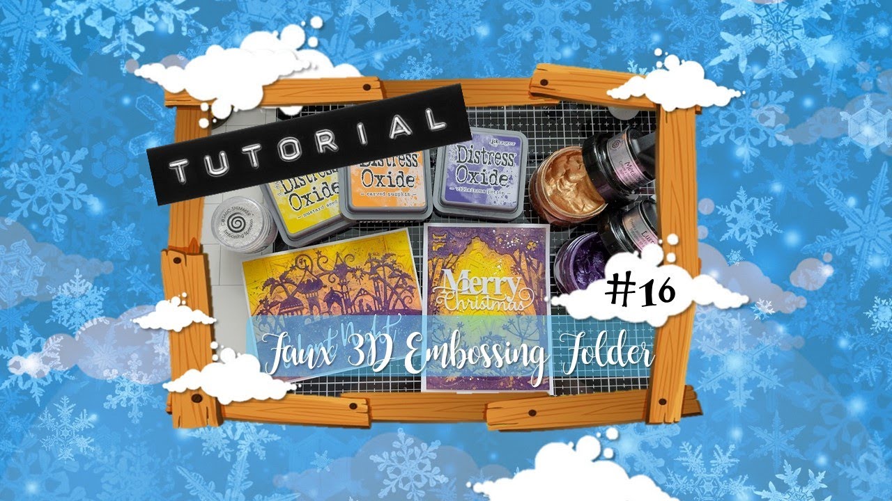 CRaFTi Tutorial #16 - Faux 3D Embossing Folder :D - YouTube