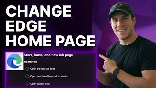 How to Change Home Startup & New Tab Pages in Microsoft Edge [2026] | Step-by-Step