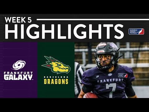 Frankfurt Galaxy VS Barcelona Dragons | Highlights | European League of Football 2021