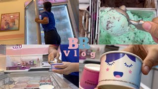 [BASKIN ROBBINS VLOG] making icecream ,cleaning,scooping….🍦 screenshot 5