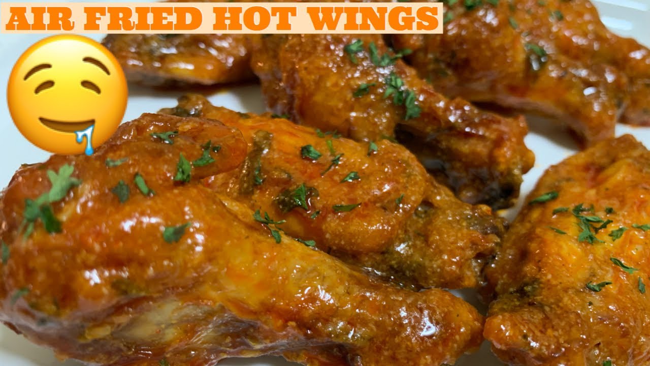 HOW TO MAKE CRISPY AIR FRIED HOT WINGS KETO FRIENDLY YouTube