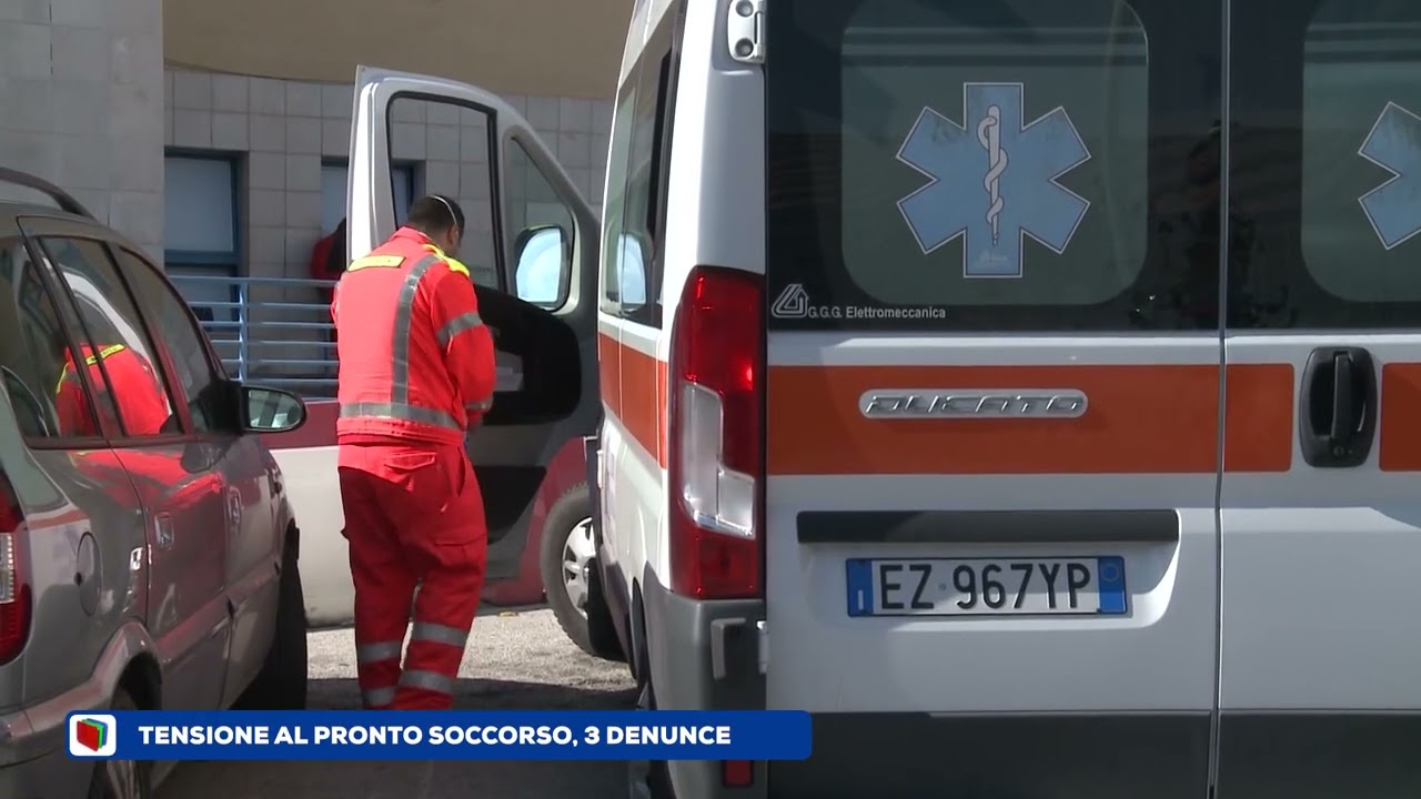 Tensione Pronto Soccorso, aggrediti infermiera e guardia giurata: in tre denunciati