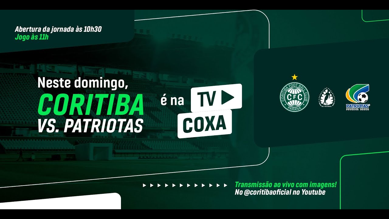 📺 [AO VIVO COM IMAGENS] CORITIBA x PATRIOTAS FC | Paranaense Feminino ...