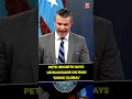 Hegseth says US blockade on Iran 'going global' #usiranwar #iran #donaldtrump #shorts