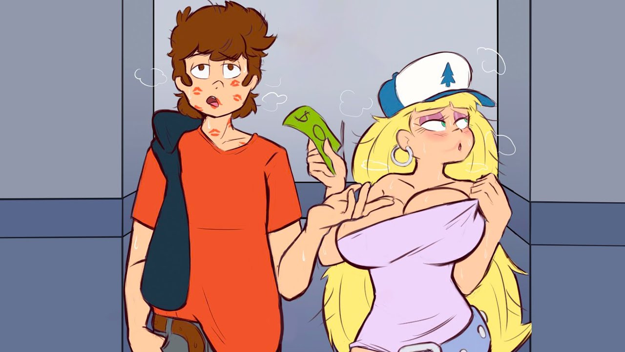 Dipper and pacifica elevator comic