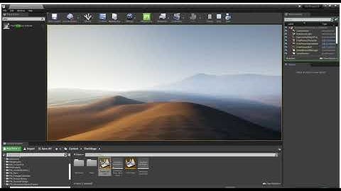 8km by 8km landscape test - Unreal Engine 4