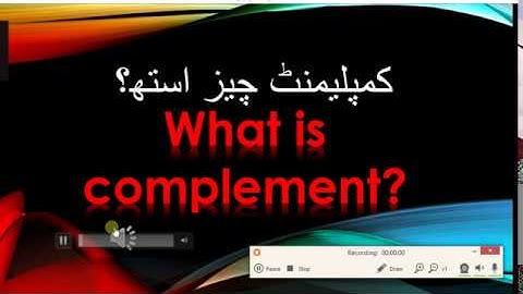 Learn with khalil: what is complement (complement vs object)in Persian/Urdu