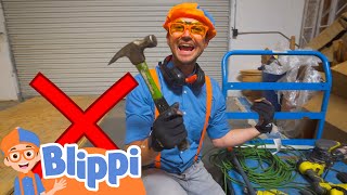 Blippi Learns How to Use Tools! | Fun and Educational Videos for Kids