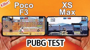 Poco F3 vs iPhone XS Max PUBG MOBILE TEST - SD 870 vs A12 Bionic PUBG TEST🔥