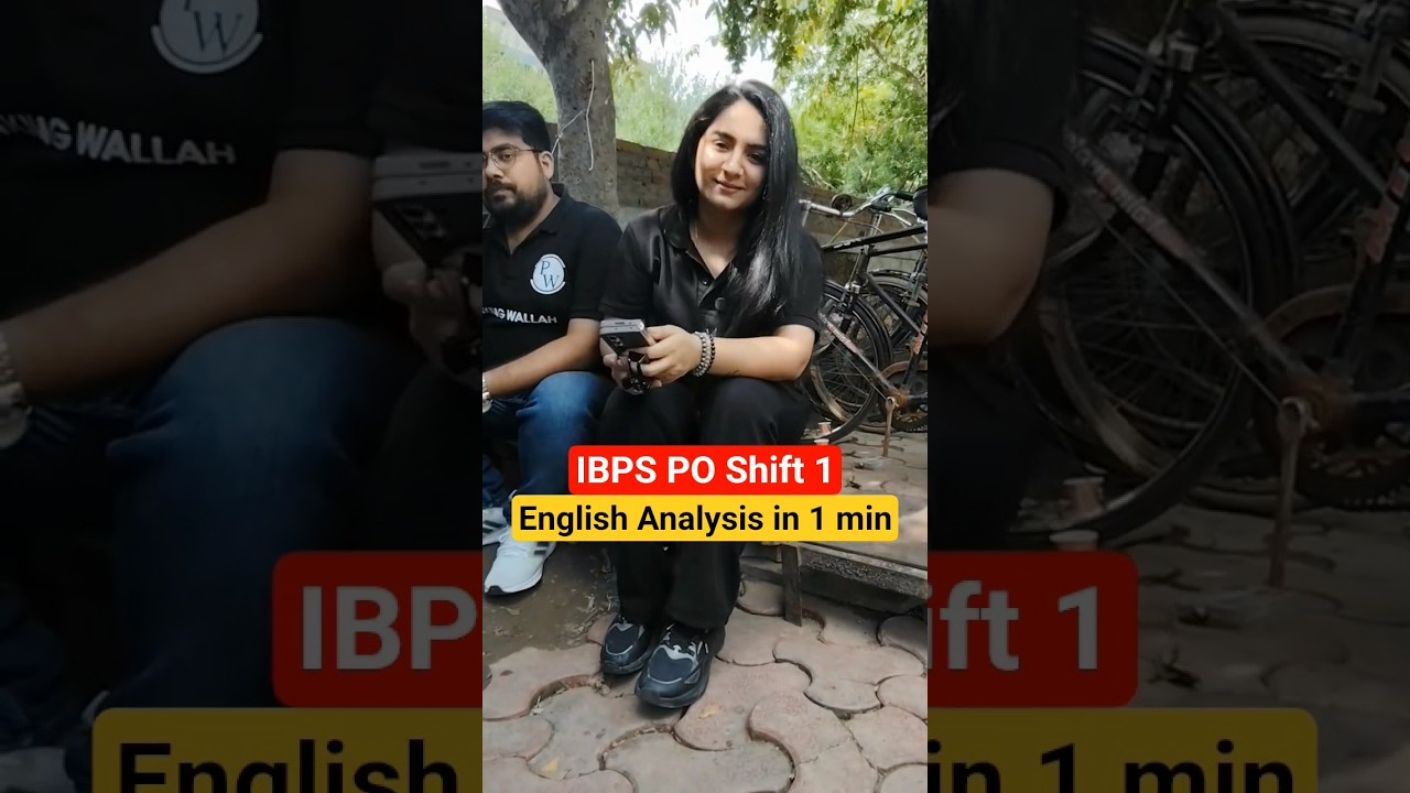 English Analysis in 1 min | IBPS PO Pre 2025 
