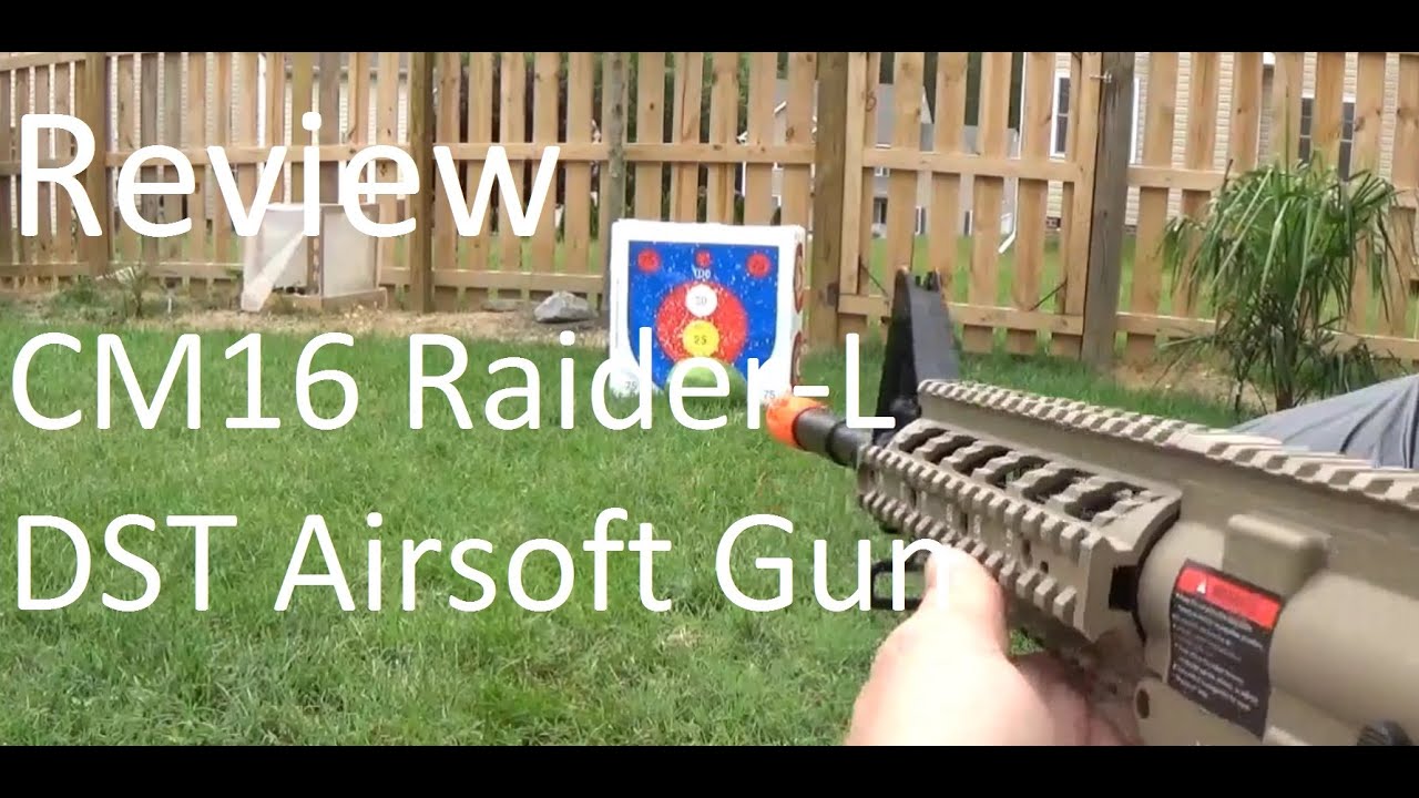 Review Cm16 Raider L Dst Airsoft Gun Youtube