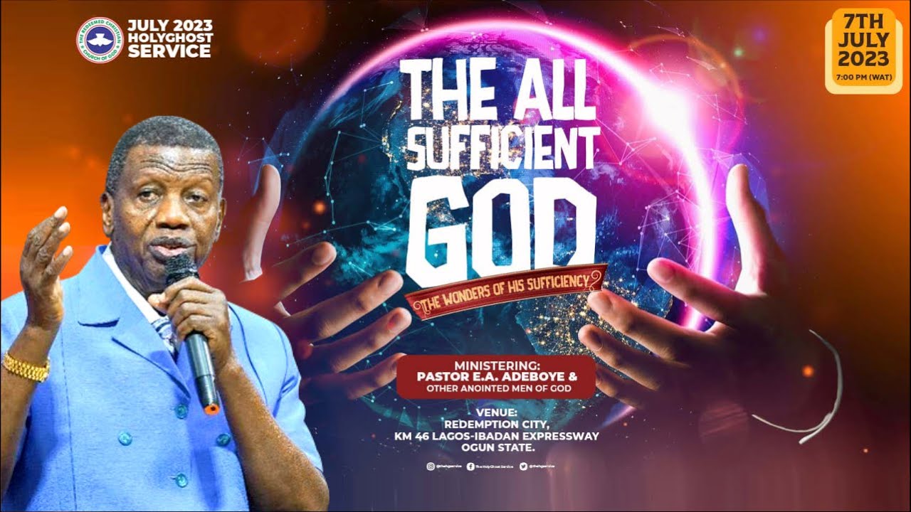 RCCG JULY 2023 HOLY GHOST SERVICE - YouTube