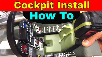 COCKPIT INSTALL HOW TO - Skymaster F-18 F18 Build