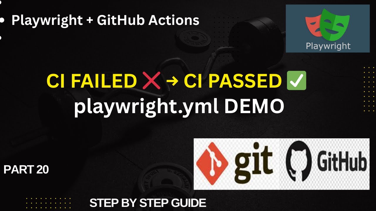 How to Run Only Smoke Tests in GitHub and Generate Report in Github ...