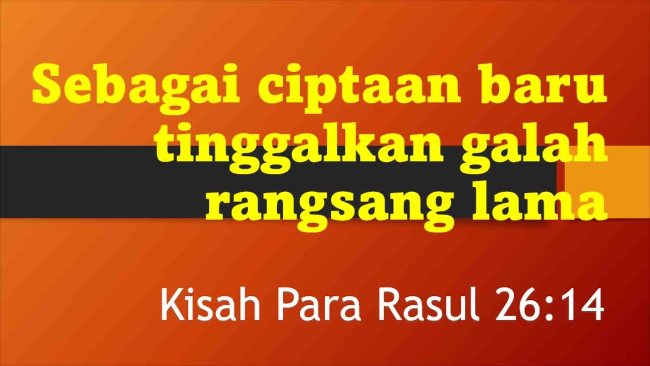 SEBAGAI CIPTAAN BARU, TINGGALKAN GALAH RANGSANG LAMA --LIVESTREAM PPK ...
