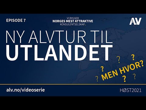 NY ALVTUR TIL UTLANDET | #007