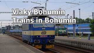 Vlaky Bohumín + odjezd R 403 Wydmy 23.7. 2019