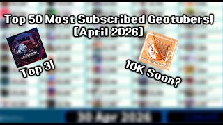 Top 50 Most Subbed Cvc Editors In The World April 2026 Update