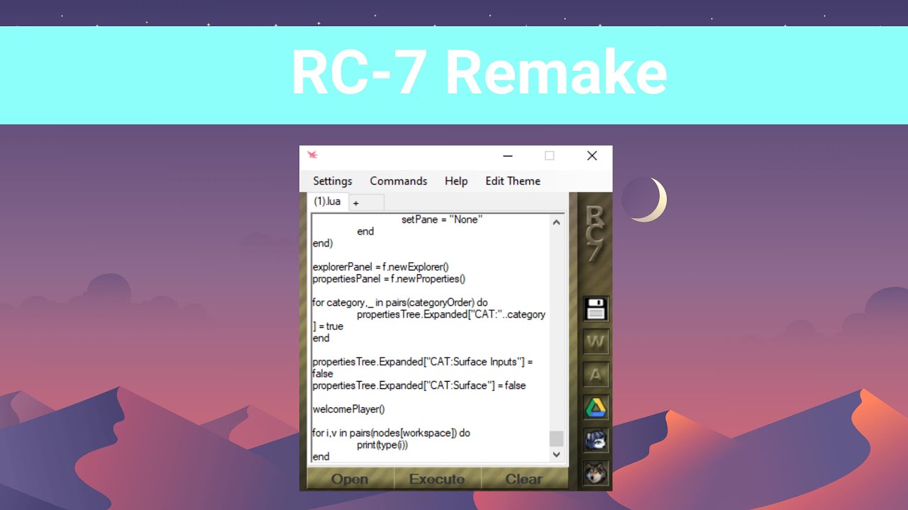 RC-7 Remake | Showcase - Review Roblox Executor | ️ (FULL LUA AND ADMIN ...