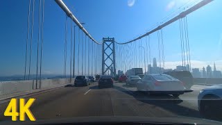 [4K] Driving Cross Oakland Bay Bridge, from Oakland to San Bruno, I-80 by ONE Random SCENE 563 views 2 years ago 33 minutes
