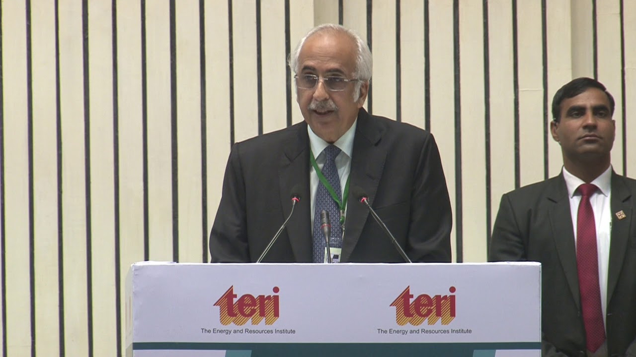 Mr Ashok Chawla Chairman, TERI at the Inaugural Ceremony of WSDS 2018