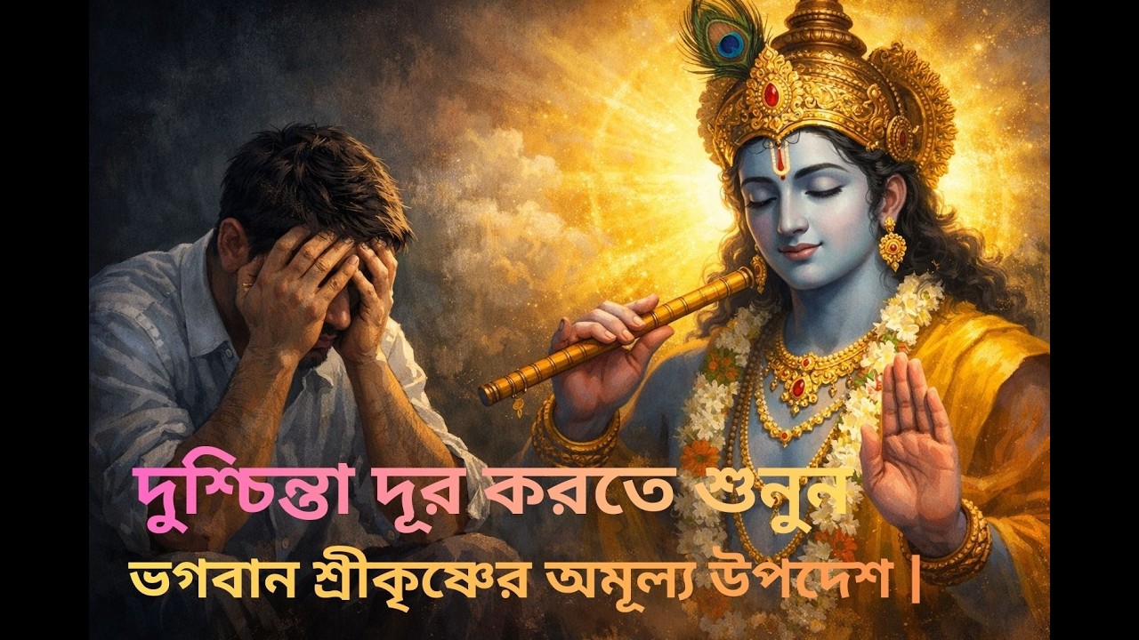 দুশ্চিন্তা দূর করতে শুনুন ভগবান শ্রীকৃষ্ণের অমূল্য উপদেশ | Krishna Motivational